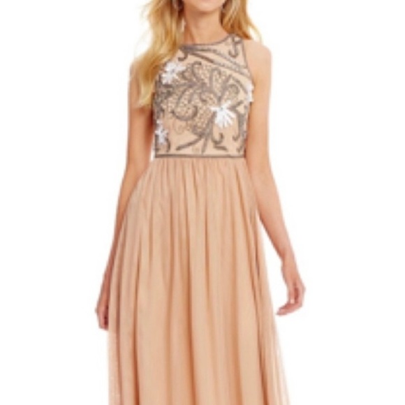 Gianni Bini Dresses & Skirts - Gianni Bini Elise Beaded Bodice Dress Party Formal Size 6